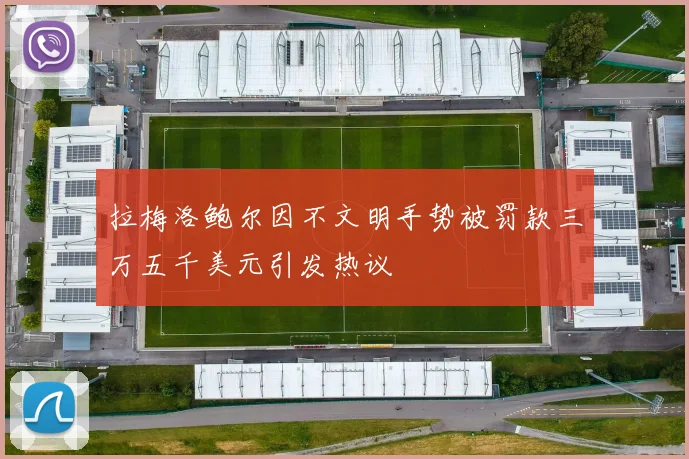 拉梅洛鲍尔因不文明手势被罚款三万五千美元引发热议